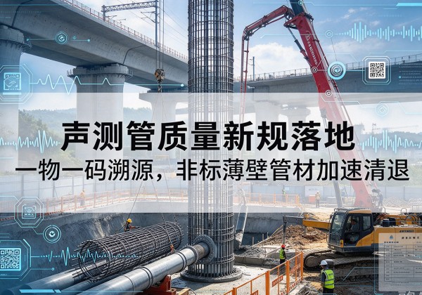 安泽声测管质量新规落地，一物一码溯源，非标薄壁管材加速清退
